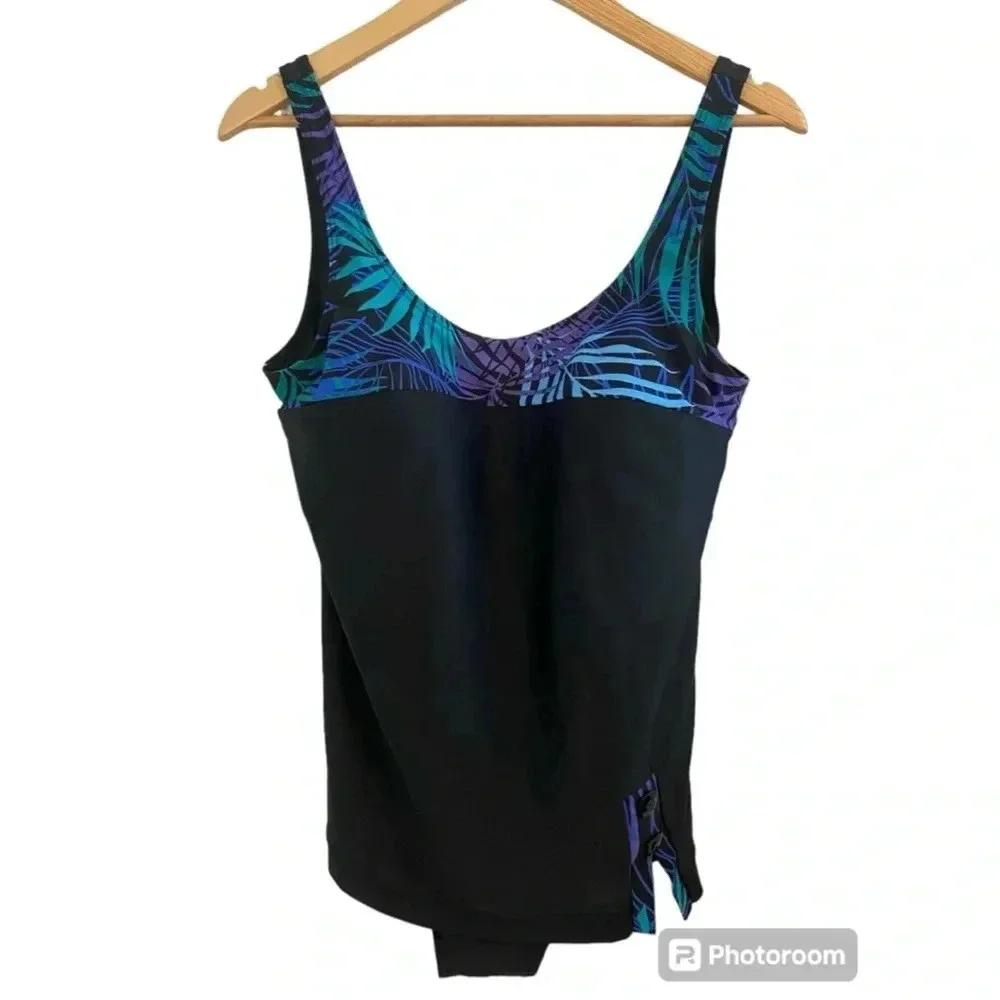 Blair Womens black One Piece Swimsuit